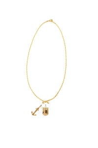 LIBERTINE By Giles Deacon Gold Plated Sailor Necklace £30.00